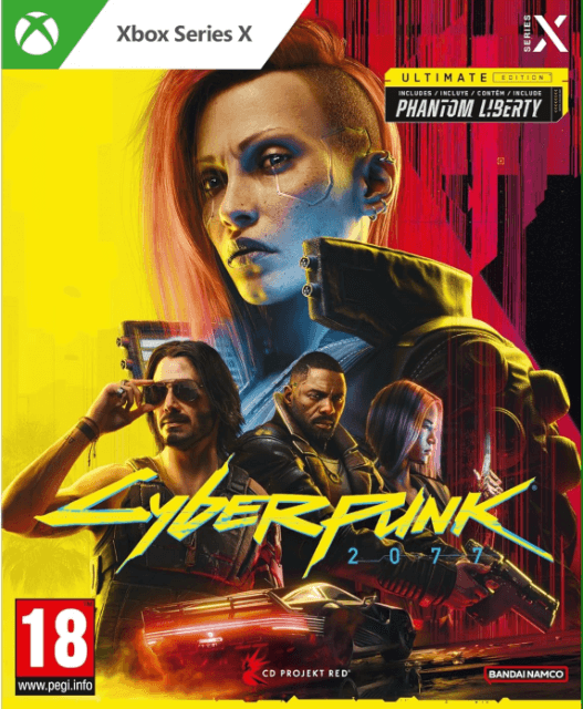 Cyberpunk 2077: Ultimate Edition box art for Xbox Series X